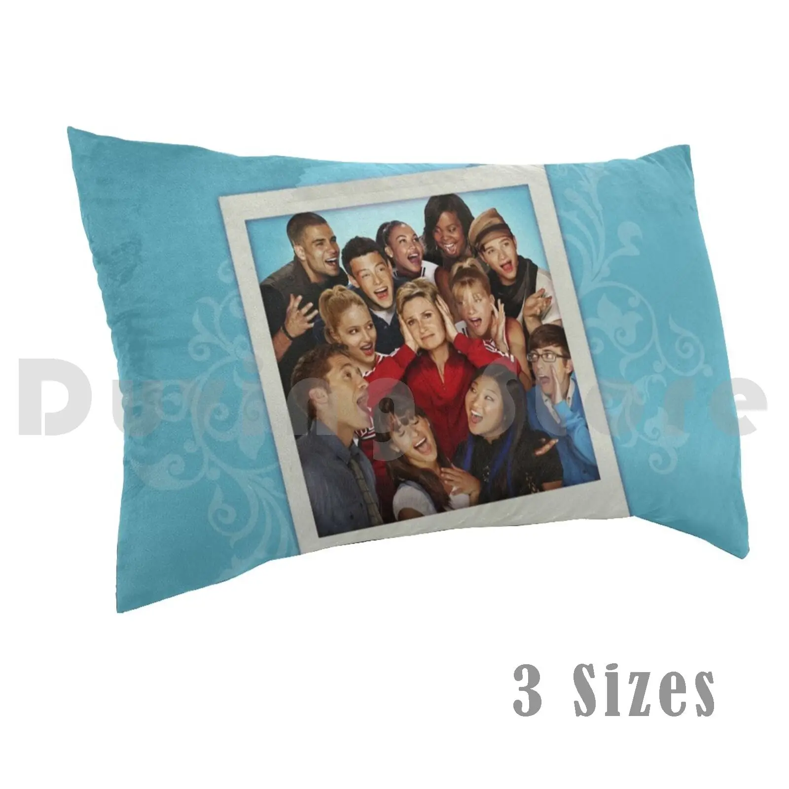 Glee Pillow Case DIY 50*70 Glee Cast Santana Brittany Gleek Sue Tina Rachel Archie Finn Kurt Puck Schue Mr