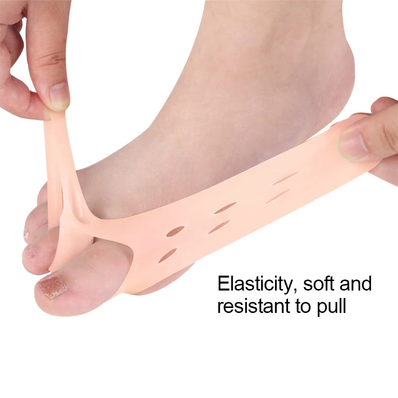 Mathiateur de pieds en silicone, 2 pièces, lisseur pour orteils, coussin de callosités, hallux valgus