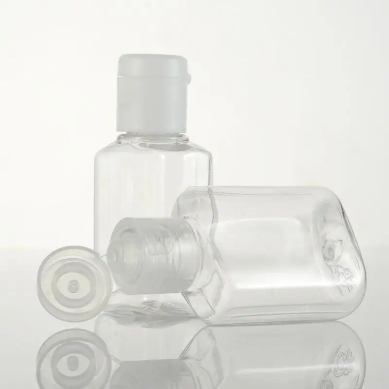 

20ml plastic flip butterfly lid liquid bottle,20 cc cosmetic lotion PET bottles hand sanitizer container LX2444