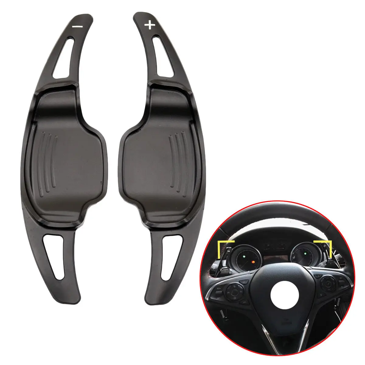 

Gear Steering Wheel Shift Paddle Shifter Extension Fit For Cadillac CT6 Buick Regal Chevrolet Camaro Interior Accessories