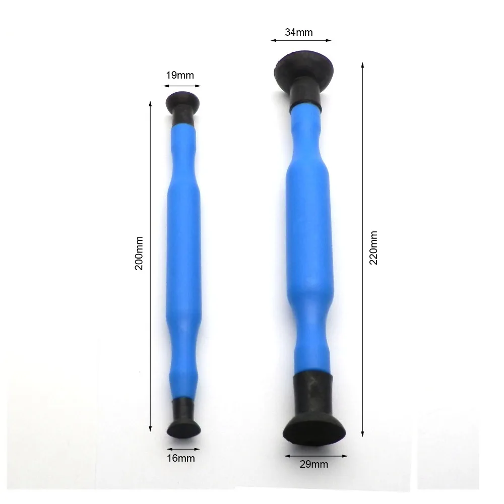 Pair Manual Valve Lapping Grinding Sticks Grips with Suction Cup for Cylinder Engine Valve Dust Grinding Auto Motorcycle Tool