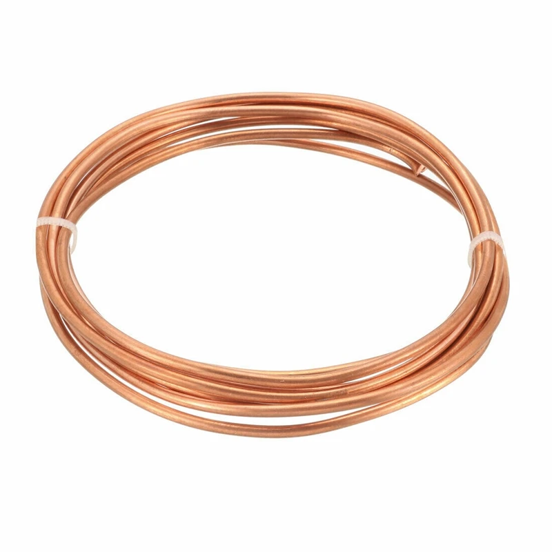 

2M Refrigeration Tubing 2.5mm OD 1.5mm ID 6.5Ft Length Copper Tubing Coil