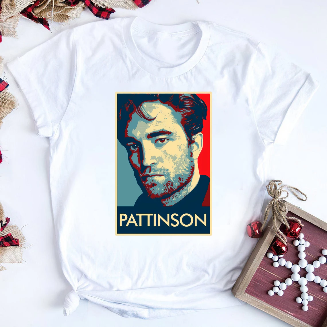 ROBERT PATTISON Shirt Rap Music Movie 90's Vintage Retro Casual T-Shirt Movie Star Graphic Tee Gift for Fans