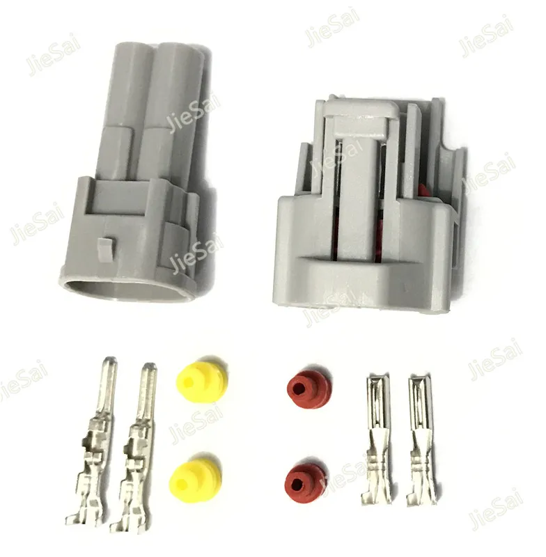 6189-0060 Nippon Denso 2 Pin Waterproof Male And Female Plug Top Slot Fuel Injector Automotive Connector