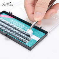 1pc FUNMIX Natural Fishtail Type Dovetail Fly Eyelash Soft Mink Eyelash For Fake Eyelashes Extension Makeup Tool