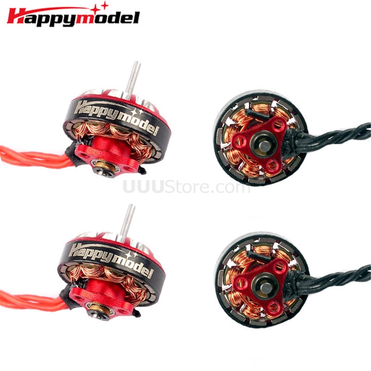 

1/2/4PCS Happymodel Mobula7 HD Spare Parts EX1102 9000KV 10000KV 13500KV 2-3S Brushless Motor for 2s-3s 75mm-85mm BWhoops Parts