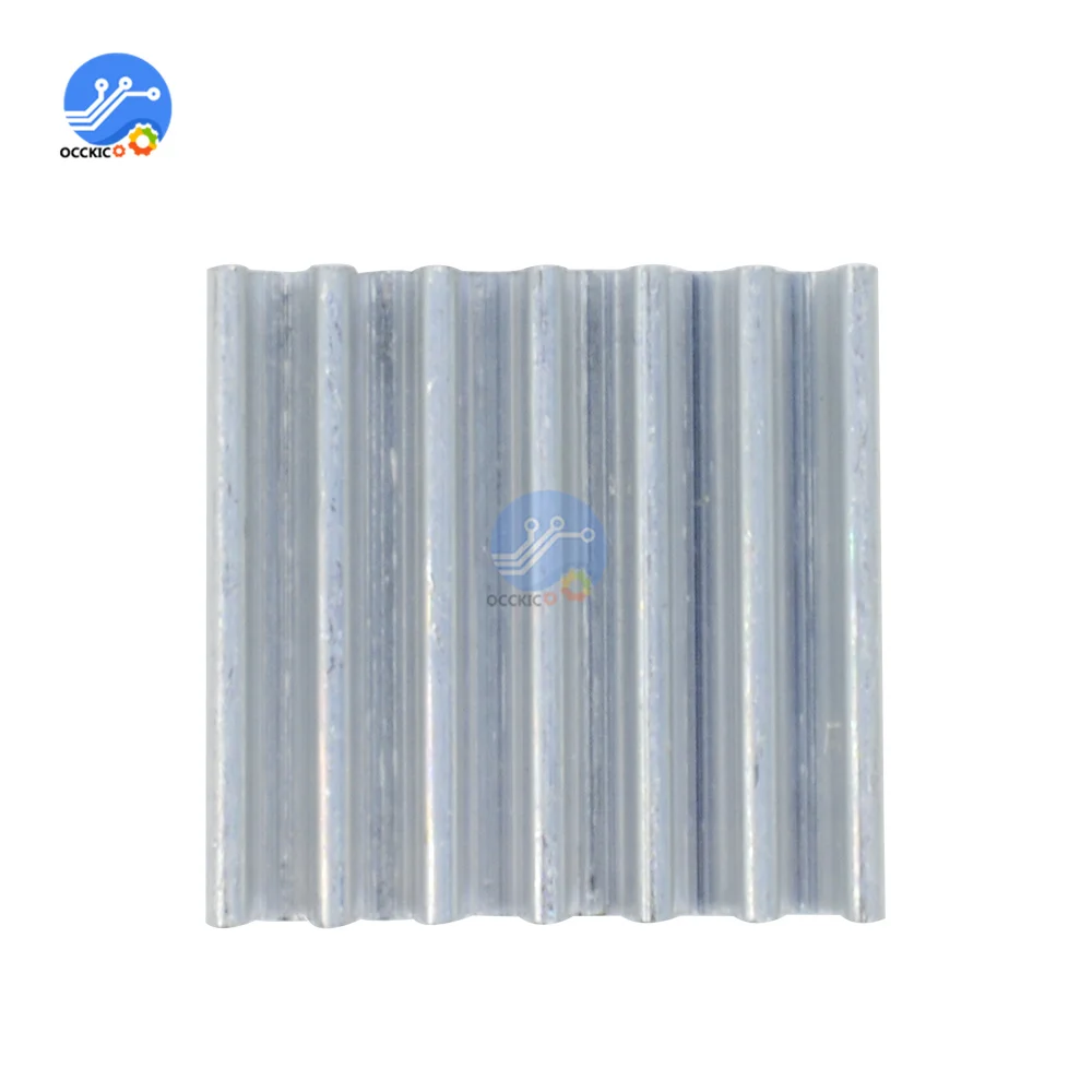 Dissipatore di calore del dissipatore di calore di alluminio del radiatore del dispositivo di raffreddamento del Computer 5pcs per i cuscinetti di raffreddamento di dissipazione del calore del Chip elettronico 14*14*6mm