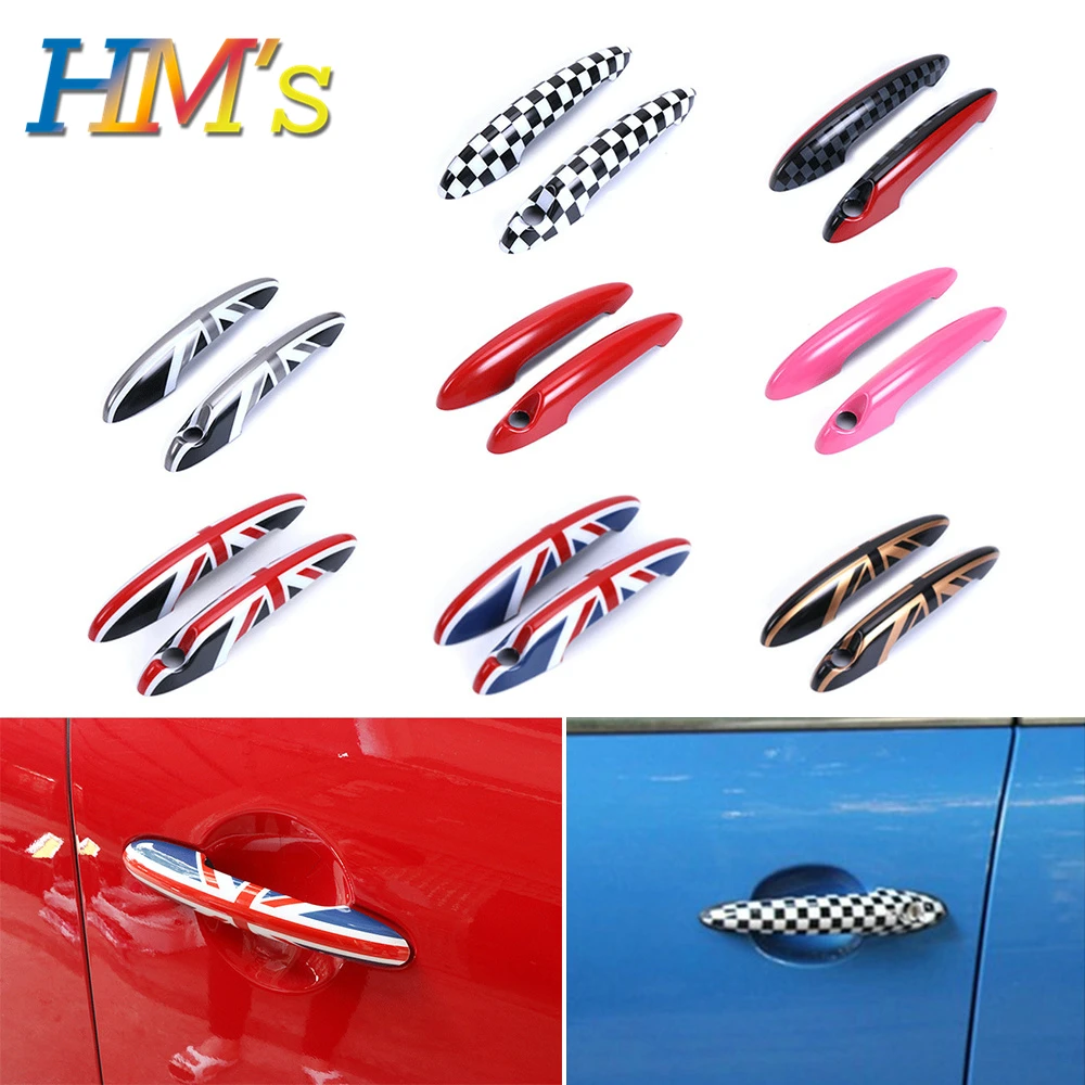 

For MINI Countryman Clubman Door Handle Sticker Decals For MINI Cooper R55 R56 R57 R58 R59 R60 R61 Car Styling Accessories