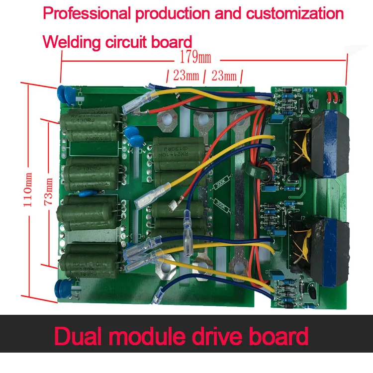 ZX7-400 500 630 Dual IGBT Module Inverter Board Electric Welding Machine Drive Absorption Circuit Board