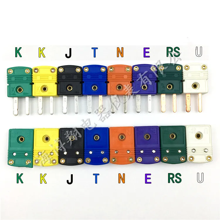 5pcs Thermocouple Connector Male plug Female socket K Type connector SMPW-Ki/K/J/T/N/E/RS/U-M/F SMPW-K-M SMPW-K-F Plug