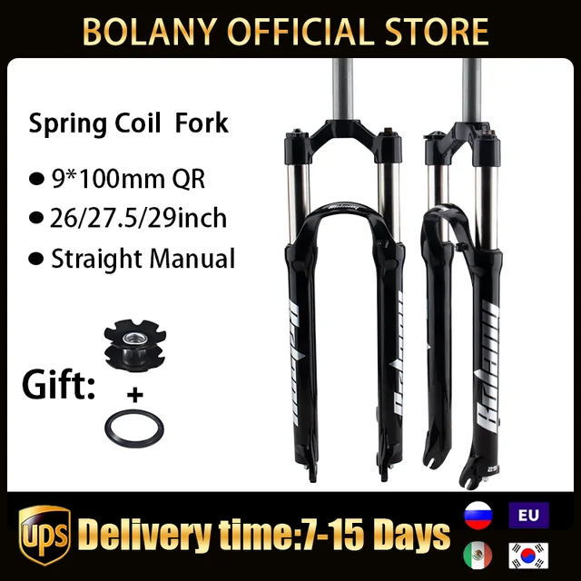 Mtb Supension Forks Cycling Accessories Coil Fork Mtb Coil Bolany Fork 27.5 Bicycle Aliexpress