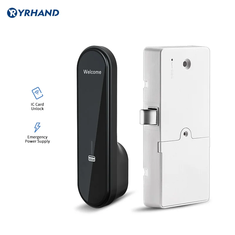 

Smart Digital RFID Reader Electronic Lock Support Card Unlock Keyless Child Safety Cabinet Lock Available USB Power