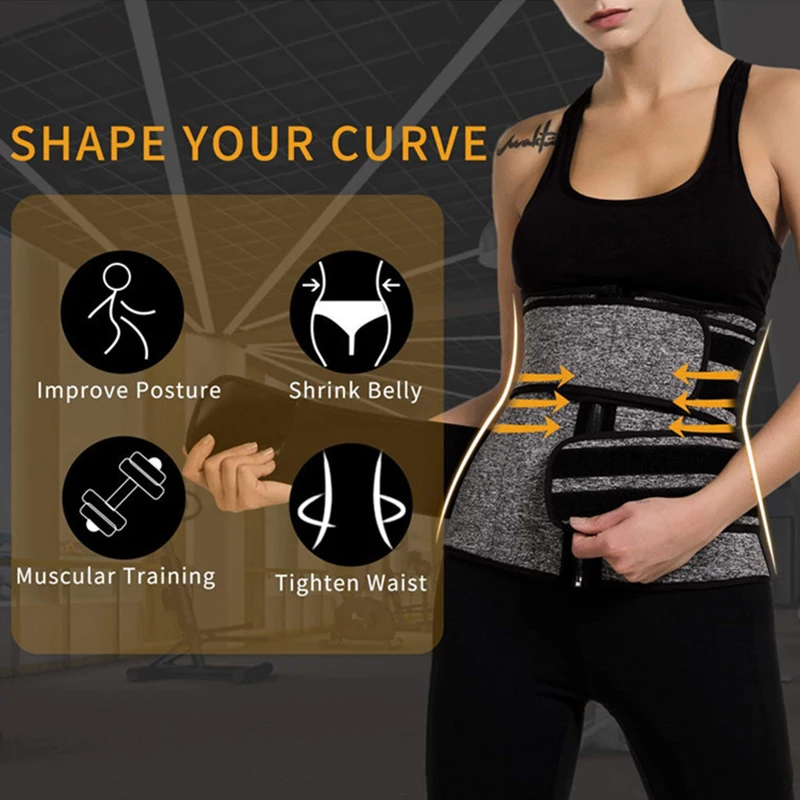 

Waist Shaper Women Slimming Workout Belt Trimmer Cincher Corset Shapewear for Weight Loss Slims Waist Trainer Tummy Body Shaper