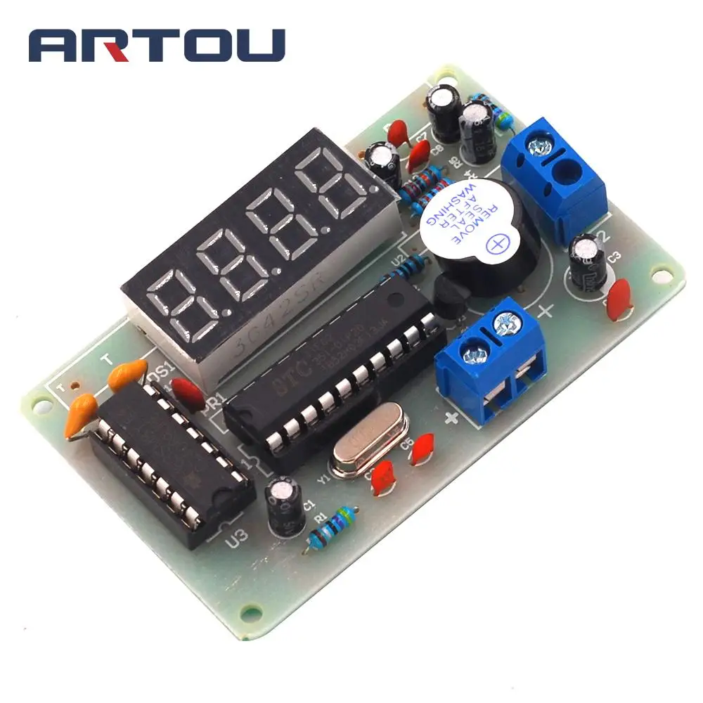 DIY Kit Ultrasonic Range Finder Distance Measuring Transducer Sensor Electronic Components Suite