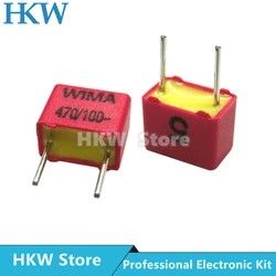 2PCS WIMA RED FKP2 5MM Film Capacitor Hi-Fi Audio 33PF 47PF 220PF 330PF 470PF 680PF 1000PF 2200PF 3300PF 63V 100V 630V 1000V P5