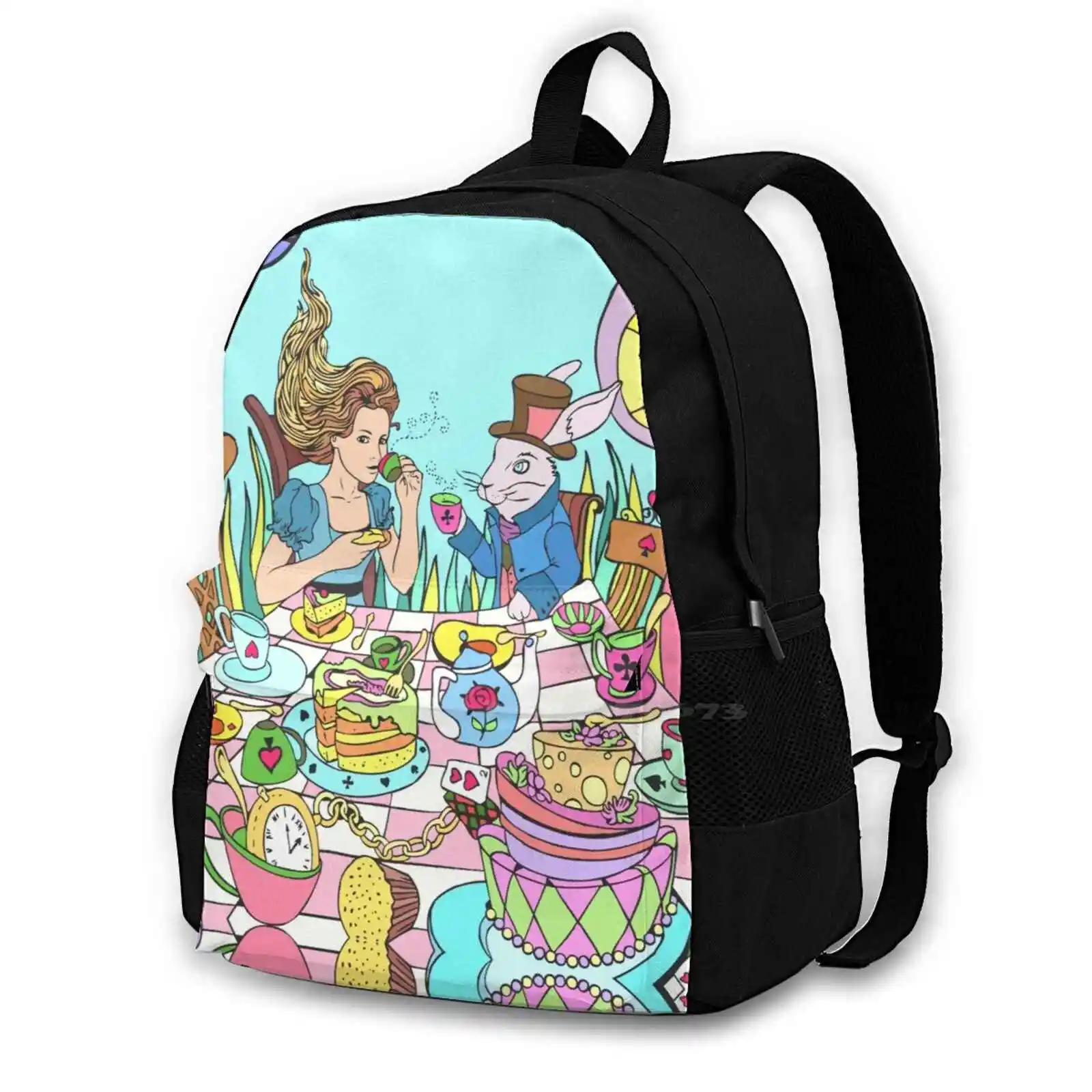 Tea Party Bag Backpack For Men Women Girls Teenage Tea Party