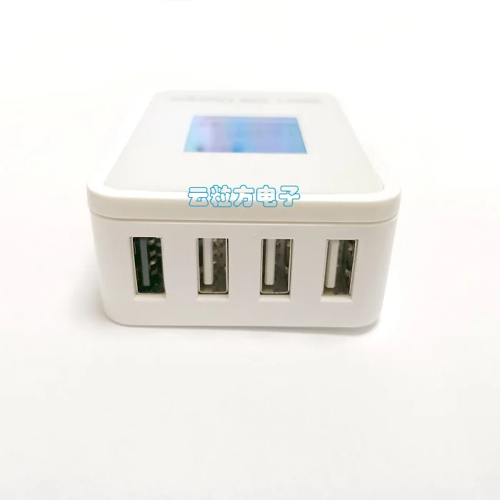 4 USB Port Smart Desktop fast Charger Station LCD Display For Cell Phone QC 3.0