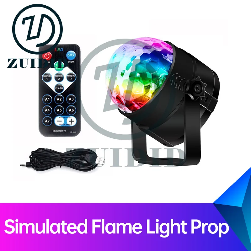 escape room Simulated Flame Light Prop red light simulates the realistic flame effect of the secret room ZUIDID