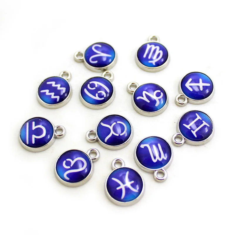 

12pcs/lot Wholesale Constellation Charms Pendant Fit Diy Jewelry LSPT20