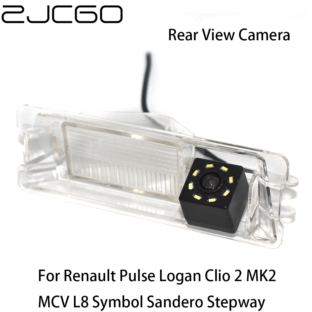 

ZJCGO HD CCD Car Rear View Reverse Back Up Parking Camera for Renault Pulse Logan Clio 2 MK2 MCV L8 Symbol Sandero Stepway