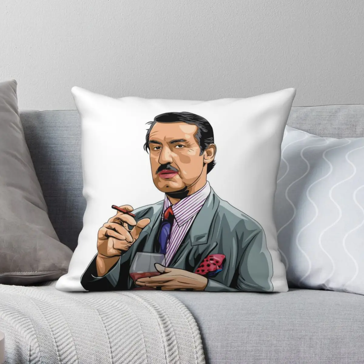 

Boycie Only Fools And Horses Square Pillowcase Polyester Linen Velvet Printed Zip Decor Pillow Case Home Cushion Cover