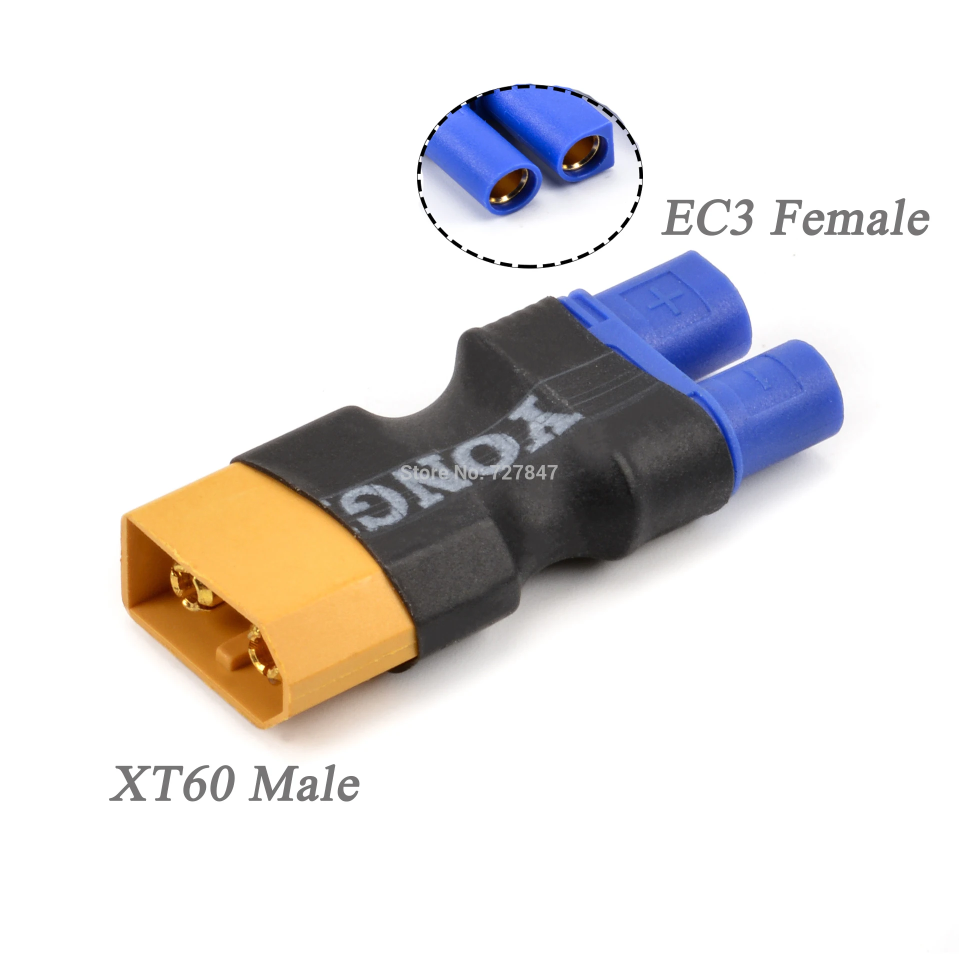 Adapter EC5 / EC3 naar XT60 T Deans Vrouwelijke / Mannelijke Connectoren Plug RC Lipo Batterij Controle Onderdelen DIY
