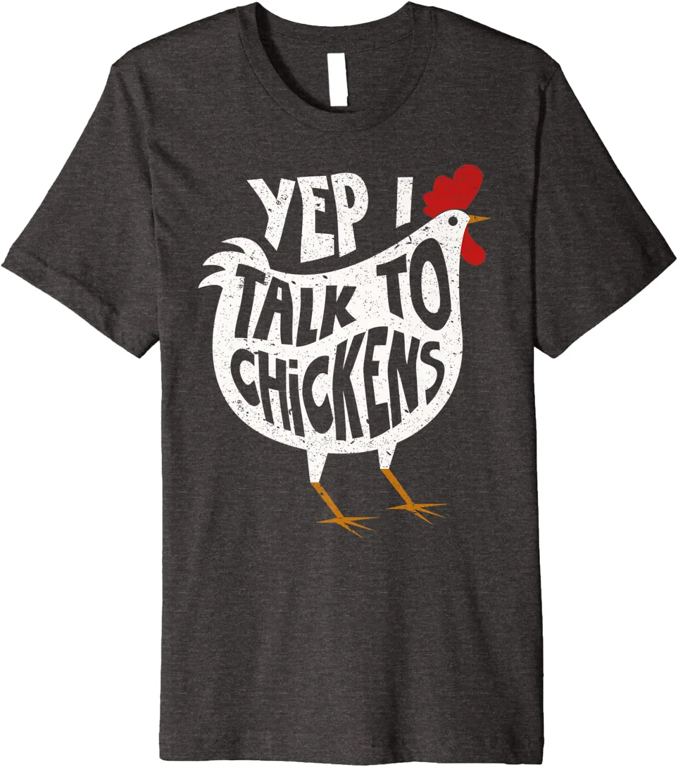 Yep I Talk To Chickens Shirt | Cute Chicken Buffs Tee Gift Premium T-Shirt Cotton Young T Shirt Gift T Shirt Prevailing Casual