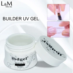 3 Pcs IBDGEL Builder Acrylic Nail GelNo need Finger Holder Fast Gel For Nail Extensions Nail Gel Polish DIY Art Nails Tools Gel