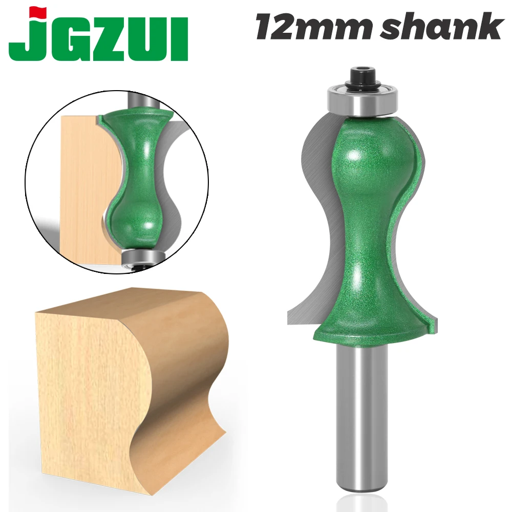 12mm shank andrail Router Bit Set - Standard/Flute Line knife Woodworking cutter Tenon Cutter for Woodworking Tools