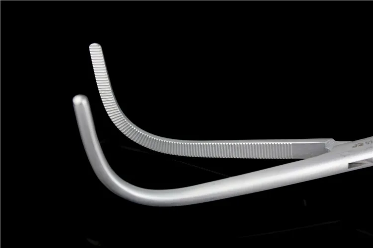 

JZ Obstetrics gynecology surgical instruments 24cm curved head vaginal Clamping forceps Perineal private clamper Traction forcep