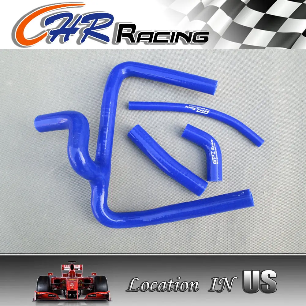 FOR Honda CR250 CR250R silicone radiator Y hose 2002-2008 2003 2004 2005 06 BLUE