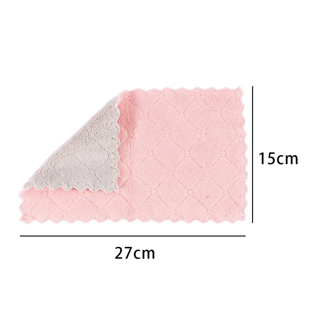 Kitchen Anti-grease wipping rags efficient Super Absorbent Microfiber Cleaning Cloth home washing dish kitchen Cleaning towel