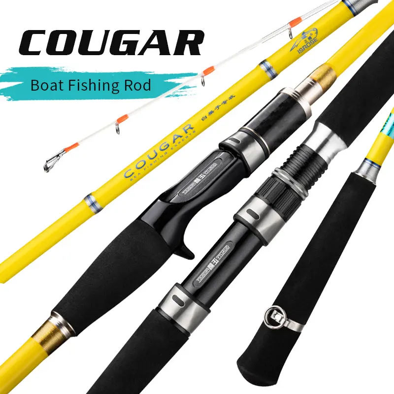 New MASCOTTE Boat Fishing Rod 1.65-2.4m 6-12kg Power 2pcs Offshore Fishing Rod Sea Rod Spinning Casting Rods 30# 40# Bass Rod