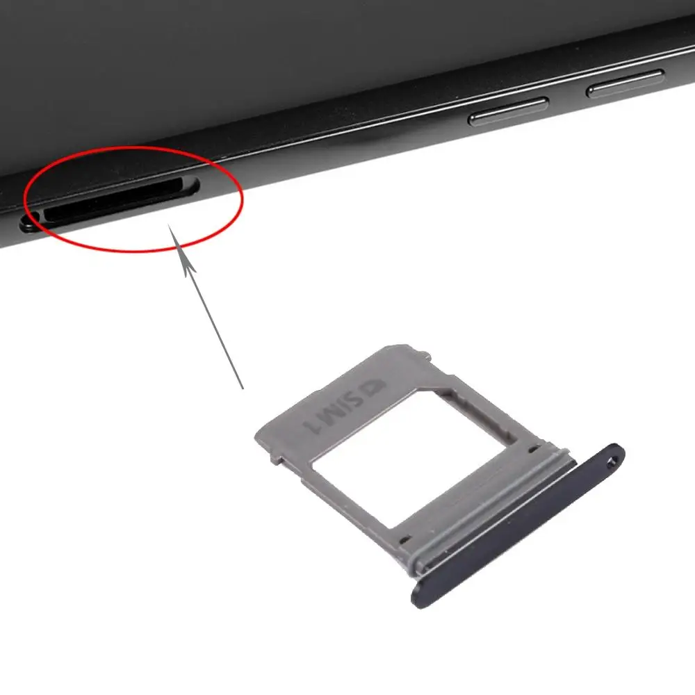 Substituição dos adaptadores do suporte do entalhe do soquete da bandeja do cartão sim para a bandeja micro sd de samsung galaxy a5 (2017) /a520 & a7 (2017) /a720