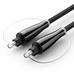 High Premium AV108 Toslink Digital Optical SPDIF Fiber Audio Cable Adapter for TV Blueray PS3 XBOX DVD CD Mini Disc AV