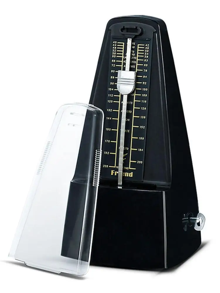 Tower Type Guitar Metronome Mini Metronome Tower Mechanical Piano Guitar Drum Bass Rhythm And Beat Pendulum Musical Mechanical