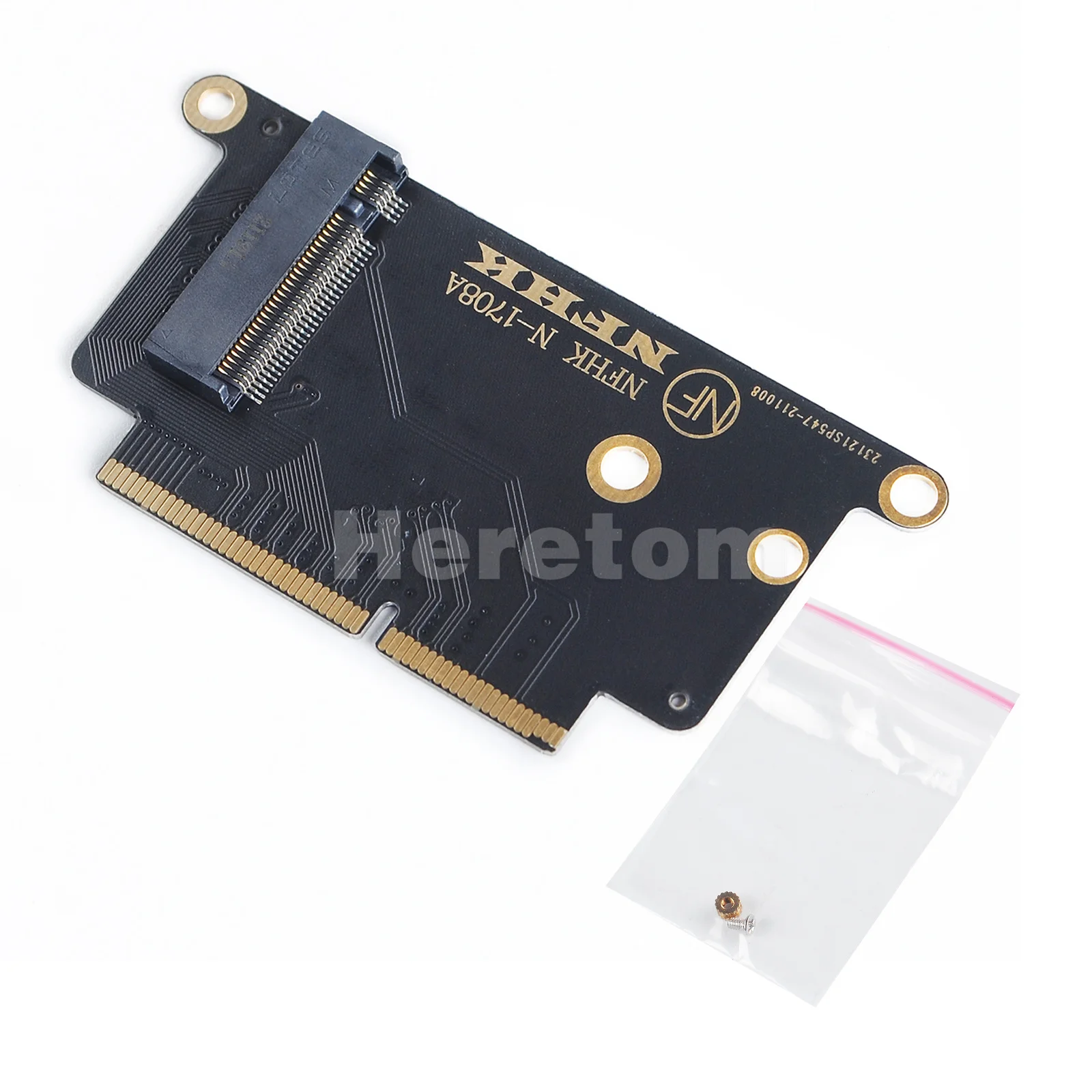 A1708 NVME adattatore per Macbook NVMe PCI Express PCIE a M.2 SSD scheda adattatore N-1708A per Macbook Pro Retina 13 "A1708 2016 2017