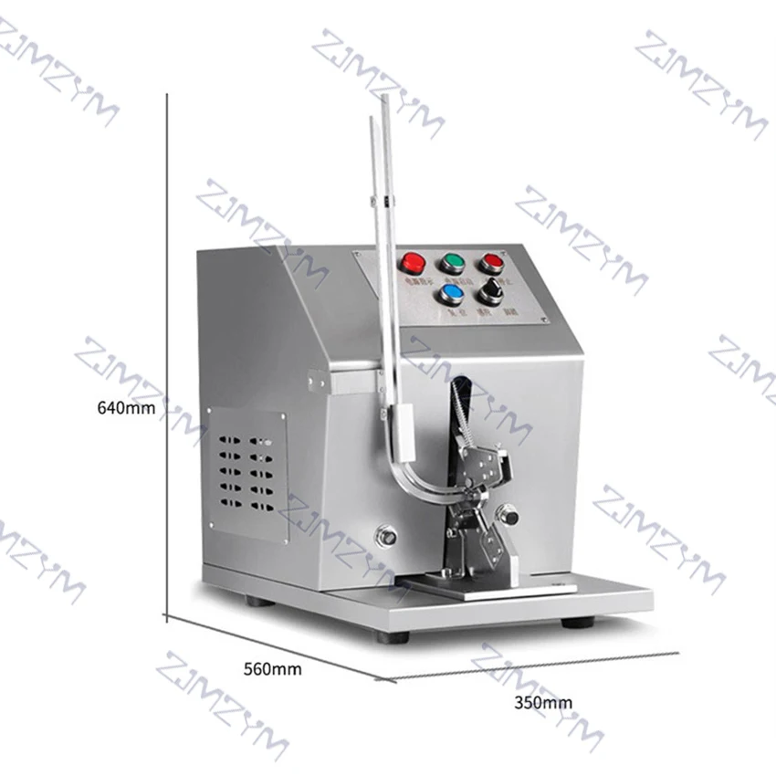 GU-50ZD elétrica que amarra a máquina com a máquina de empacotamento comercial do pedal para a máquina 300w 110v/220v da selagem do saco líquido da salsicha 60/min