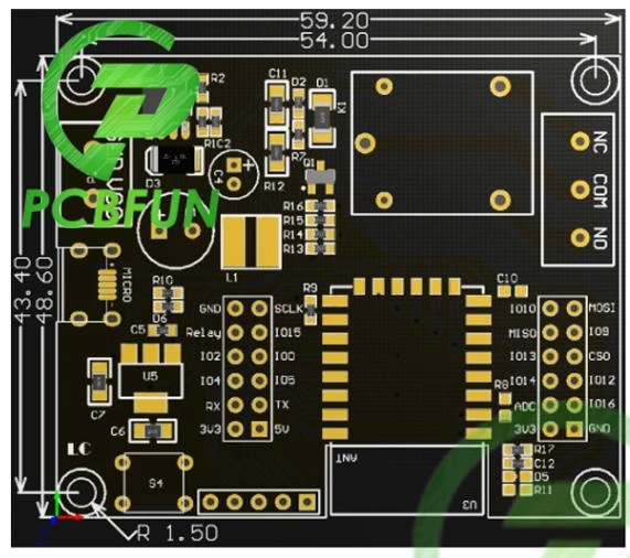 Cc 5V-80V dell\'alimentazione elettrica GND RX TX 5V ESP8266 TTL Respectiv di cc 12V 24V del modulo di relè di ESP8266 WIFI singolo modulo