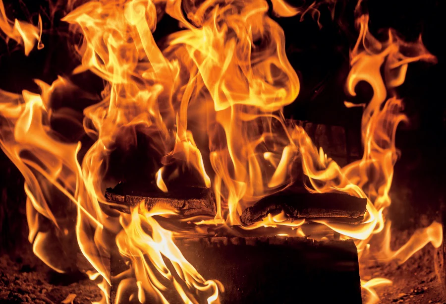 Laeacco Winter Christmas Party Vlam Brandende Achtergrond Warme Kamer Decoratie Fotografische Foto Achtergrond Voor Foto Studio