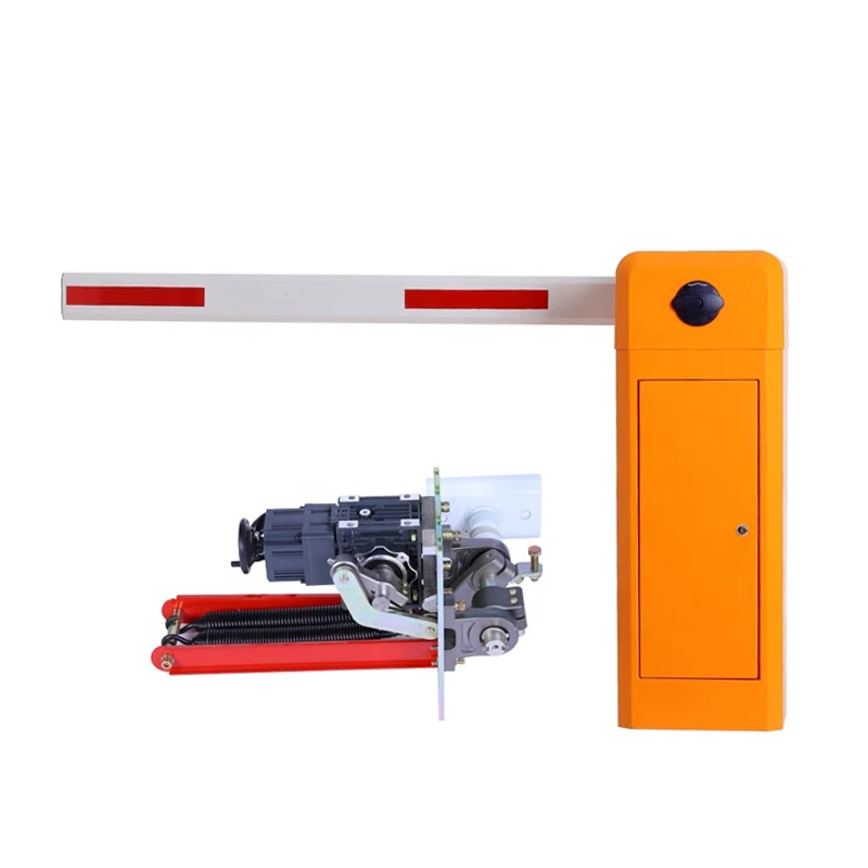 KinJoin High Quality DC Brushless Motor Rfid Automatic Barrier Gate With Hall Limit Switch Free-Boom Arm Automatic Barrier Gate