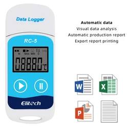 Mini Data Logger RC-4/4HC/5/5+/GSP-6 Digital USB Temperature Humidity Internal Sensor High Precision Recorder 30% off