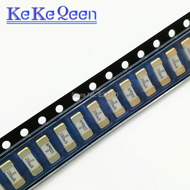 50PCS/LOT 0451.200MRL 0451.200 1808 0.2A 125V 2410(6125) 200MA SMD SMT PTC Resettable Fuse origin new