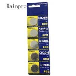 Rainpro 5PCS/LOT  CR2016  2016   Button Cell  lithium battery Apply to remote control/electronic meter, etc.