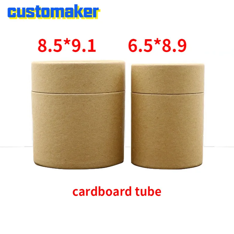 

Environmental Protection Kraft Paper Packaging Box, Cardboard Jar, Incense, Srorage Drum Tube, Eco Friendly, 30Pcs