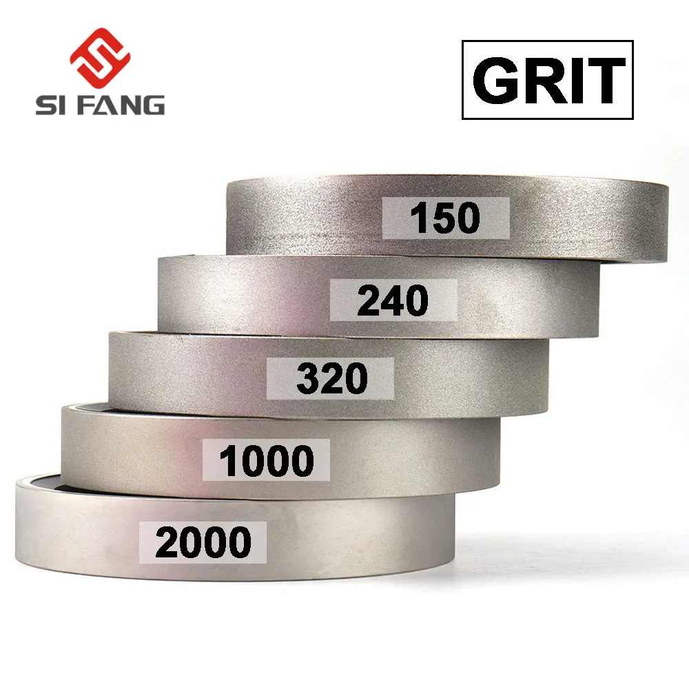 6Inch 150Mm Kim Cương Đá Mài Tráng Kim Cương Mềm Nhựa Đá Mài Cho Đá Quý Ngọc Đánh Bóng Nhám Dụng Cụ 150-2000 #