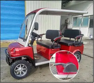 4 Wheels Electric Vehicle Four Seats Tuk Tuk Car Adult Tricycle Multifunctional Family Mobility Scooter For Sale