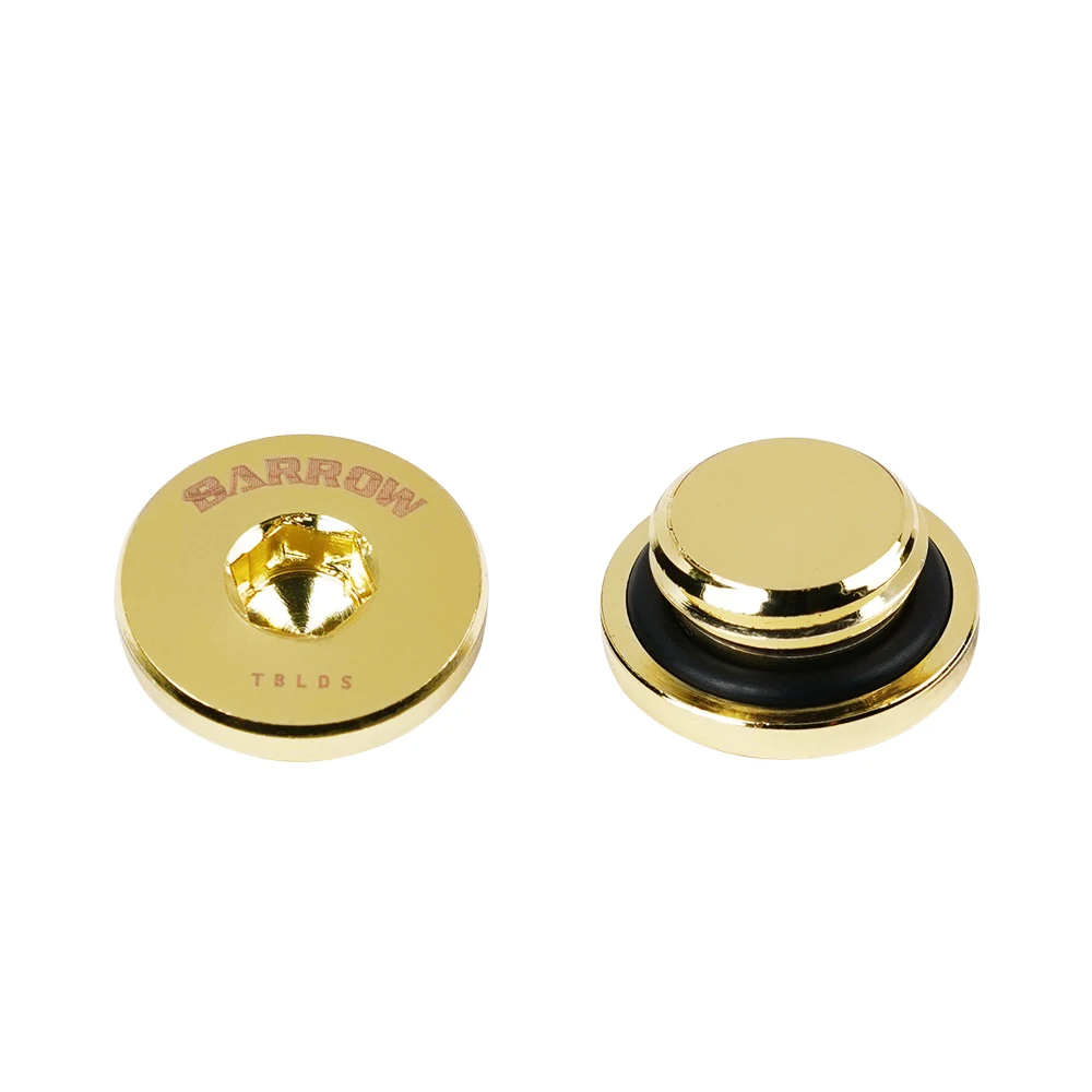 Barrow G1/4 Hand Tighten Sealing Up Lock Water Plug Water Cooling Computer Fittings,Gold,Silver,White,Black,TBLDS