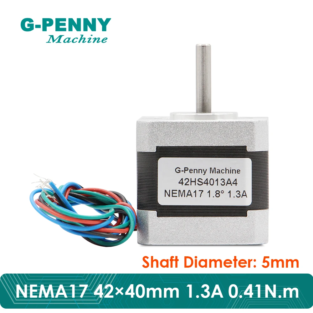 NEMA 17 cnc stepper motor 42x40mm 1.3A 4-lead 0.41N.m Nema17 stepping motor 1.8deg Used for 3D printer For CNC router machine