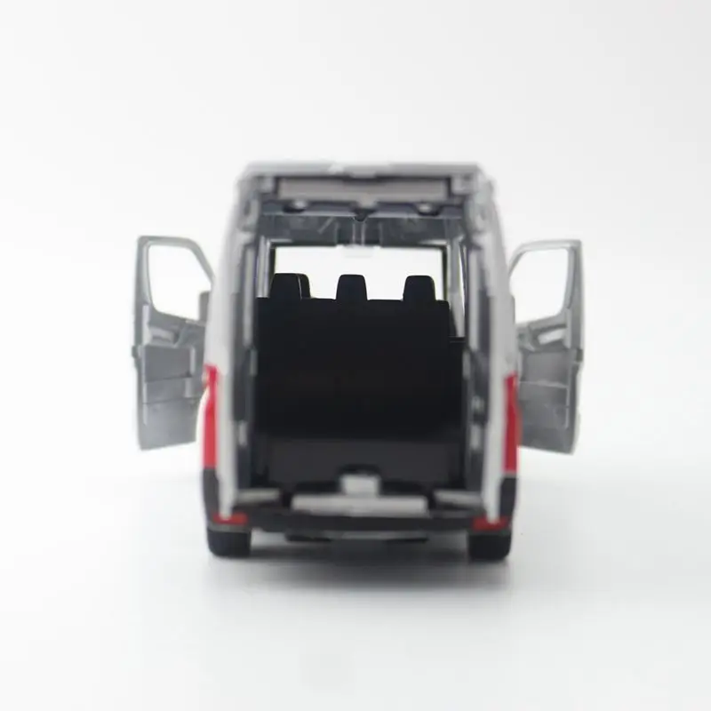 1:36 Scale MB Sprinter MPV Toy Van RMZ City Diecast Toy Car Model Educational Pull Back Doors Openable Collection Gift For Kid